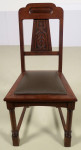 Zehn restaurierte Gründerzeit Stühle mit Lederbezug 3