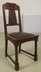 Zehn restaurierte Gründerzeit Stühle mit Lederbezug 4