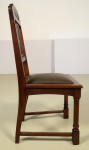 Zehn restaurierte Gründerzeit Stühle mit Lederbezug 5