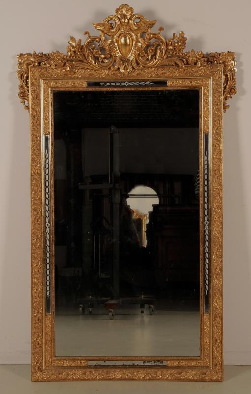 Restaurierter vergoldeter Spiegel-1