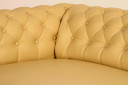 Restauriertes Sofa mit Hirschlederbezug-09