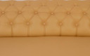 Restauriertes Sofa mit Hirschlederbezug-10